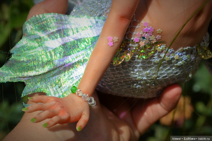 Ундина, авторская кукла Натальи Михаелян