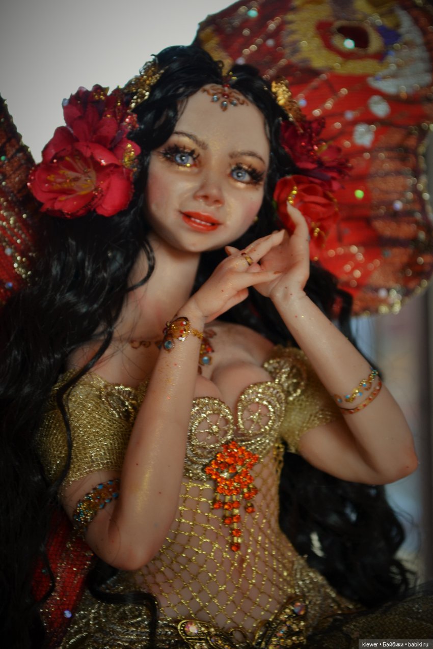 "Бабочка павлиний глаз" авторская кукла Натальи Михаелян | Бэйбики "Бабочка павлиний глаз" авторская кукла Натальи Михаелян