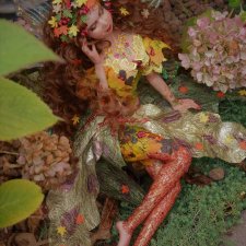 "Моя осень" авторская кукла Натальи Михаелян