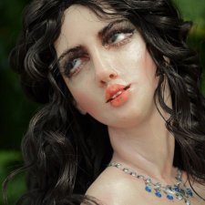 Анабель или Леди Зима авторская кукла Натальи Михаелян