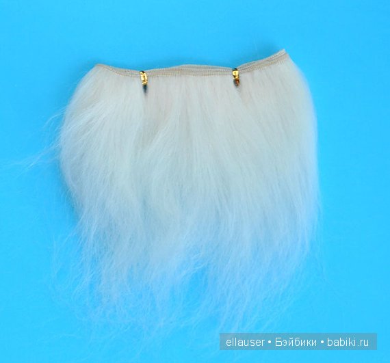 Вопрос о трессах из мохера, козочки белого цвета для кукольного парика