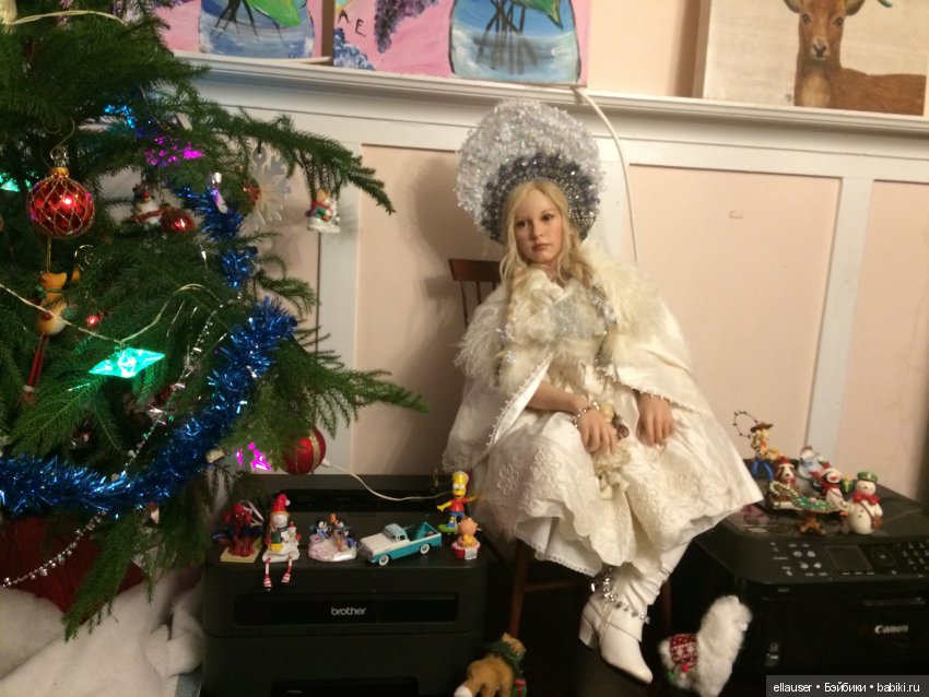 Снегурочка поздравляет всех с Новым 2020 годом