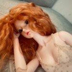 Рыжая красотка от DBS Doll с авторским мейком.