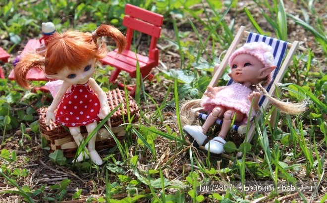 Наконец и к нам пришло лето. Малыши-реалики на природе