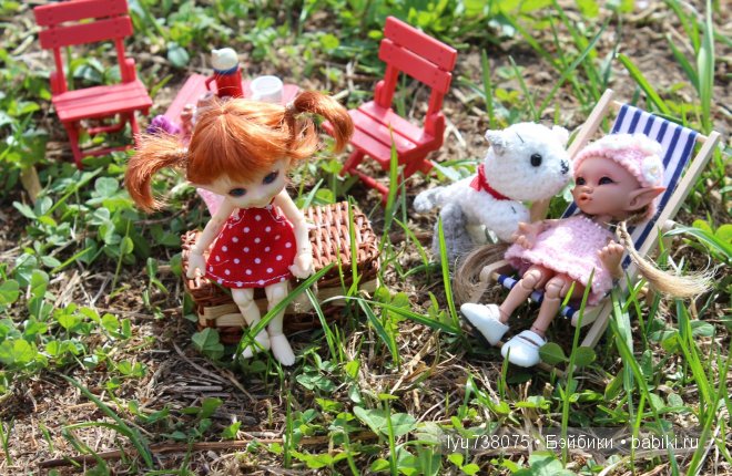 Наконец и к нам пришло лето. Малыши-реалики на природе