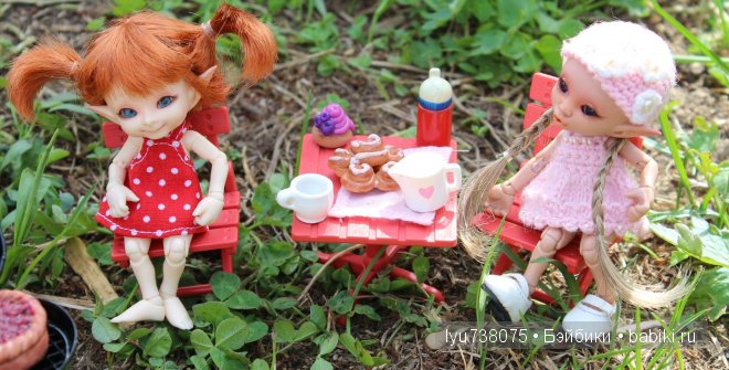 Наконец и к нам пришло лето. Малыши-реалики на природе