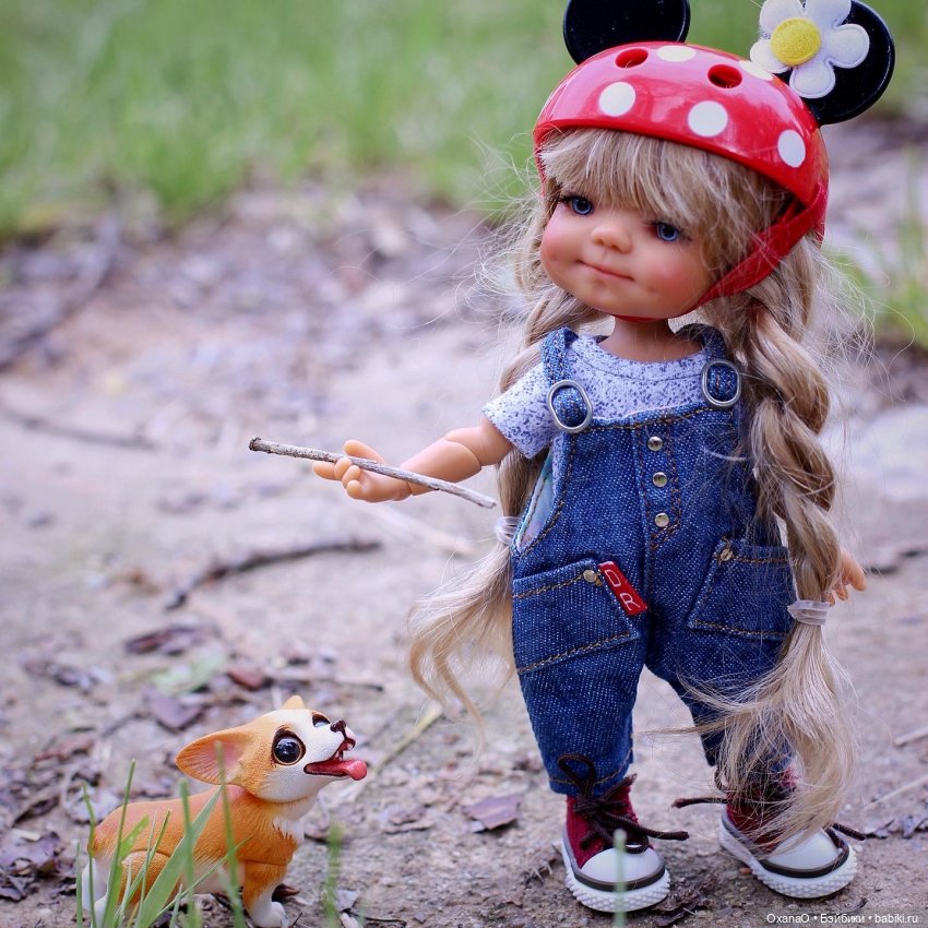 Глаша и новый друг — Куклы Meadow dolls (Медовушки): BJD (БЖД) (фото 4)