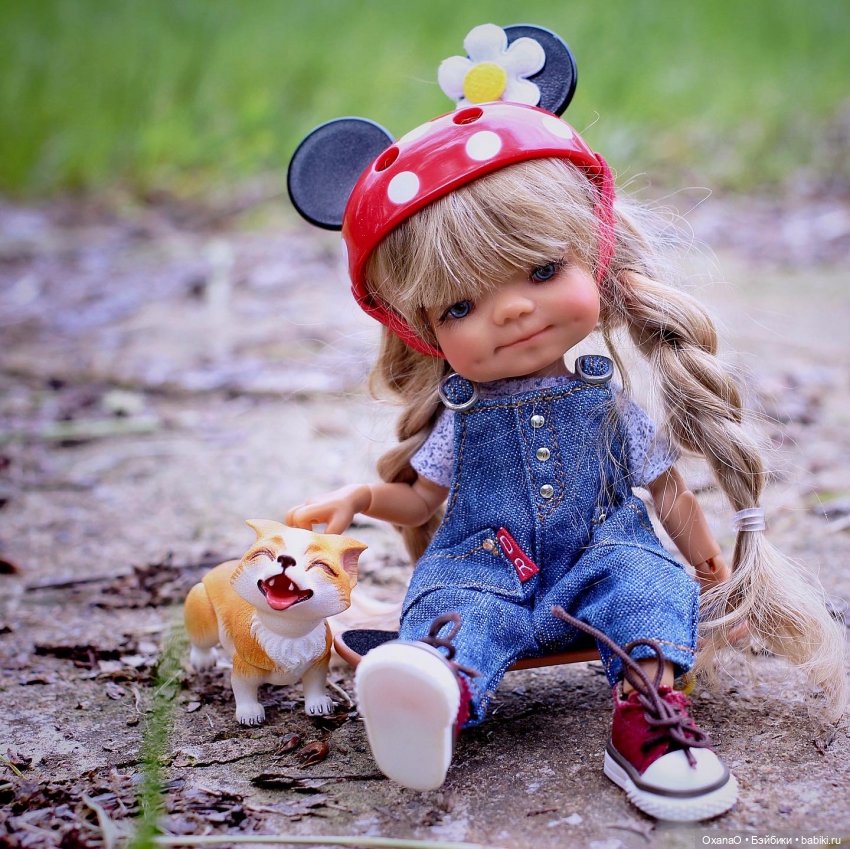 Глаша и новый друг — Куклы Meadow dolls (Медовушки): BJD (БЖД) (фото 7)