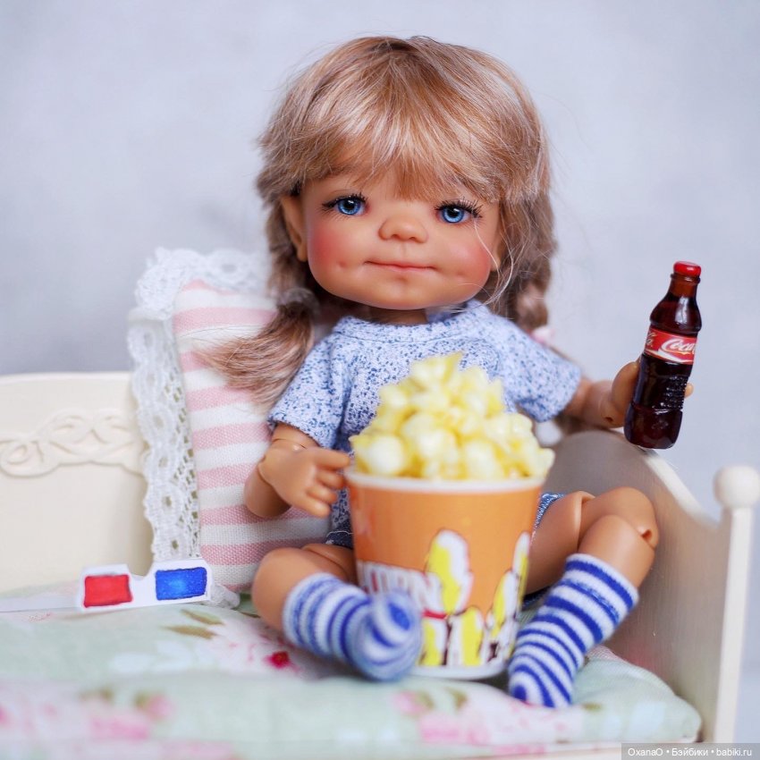 Как проводит время Глаша | Бэйбики Как проводит время Глаша — Куклы Meadow dolls (Медовушки): BJD (БЖД) (фото 7)