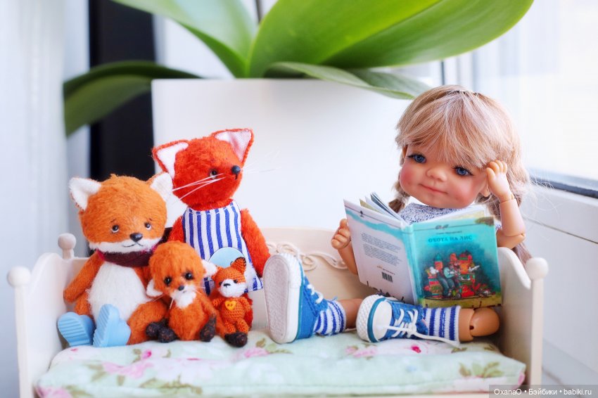 Как проводит время Глаша | Бэйбики Как проводит время Глаша — Куклы Meadow dolls (Медовушки): BJD (БЖД) (фото 5)