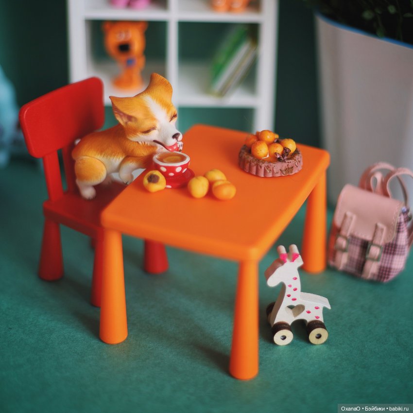 Манюня и Гарфилд — Домашние фото авторских игрушек: Тедди (фото 3)