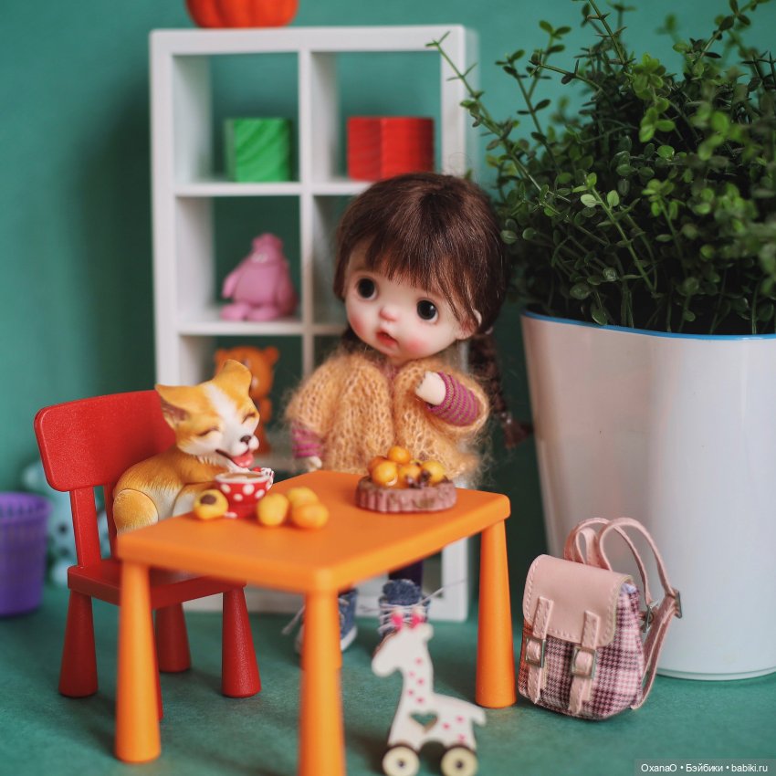 Манюня и Гарфилд — Домашние фото авторских игрушек: Тедди (фото 4)