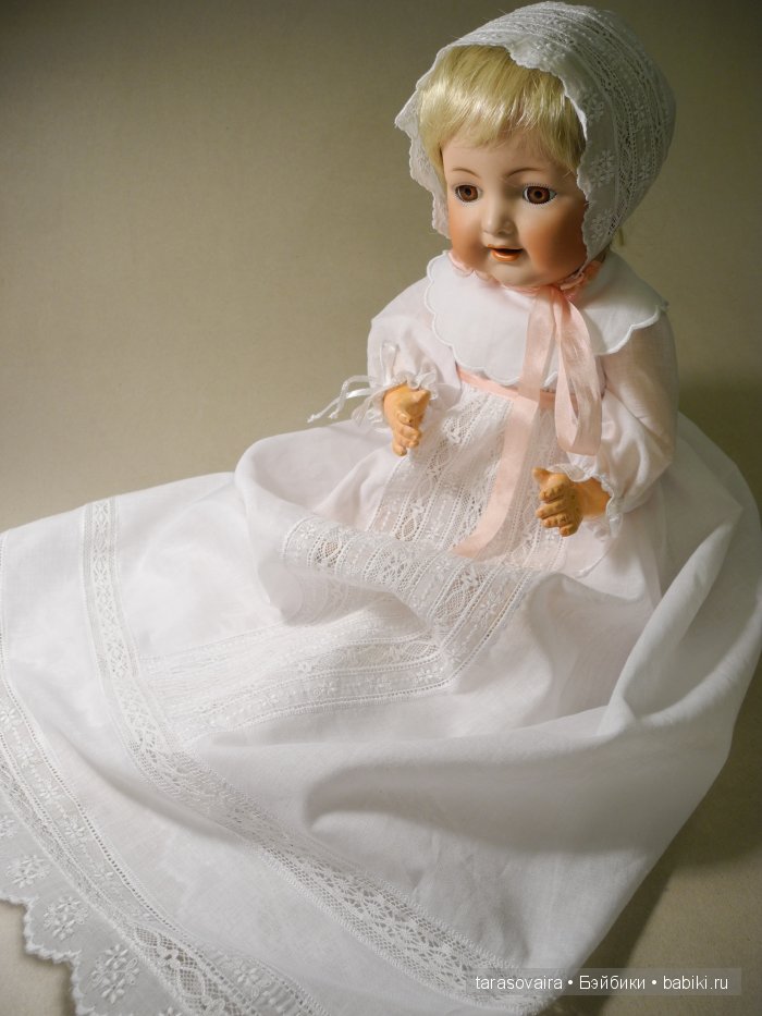 Крестильный комплект для антикварного пупса | Бэйбики Крестильный комплект для антикварного пупса