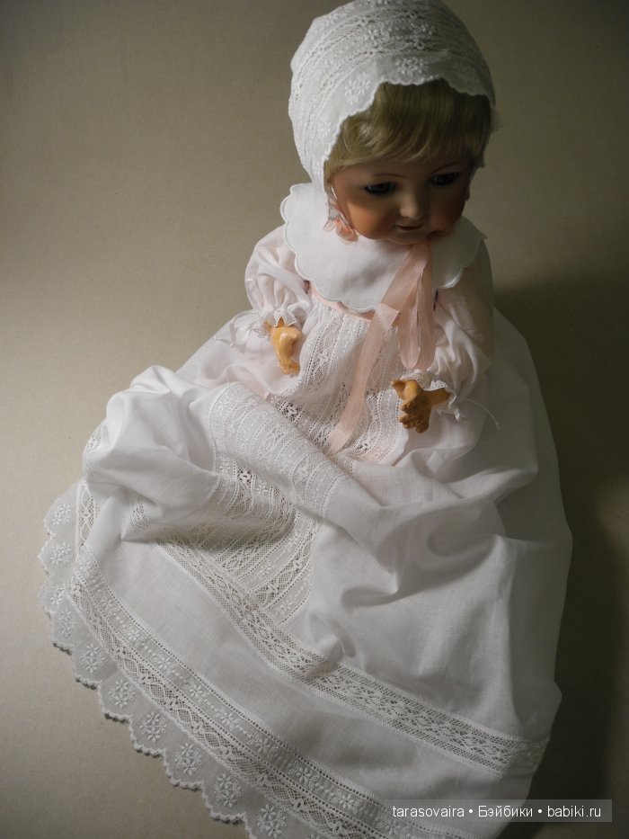 Крестильный комплект для антикварного пупса | Бэйбики Крестильный комплект для антикварного пупса (фото 9)