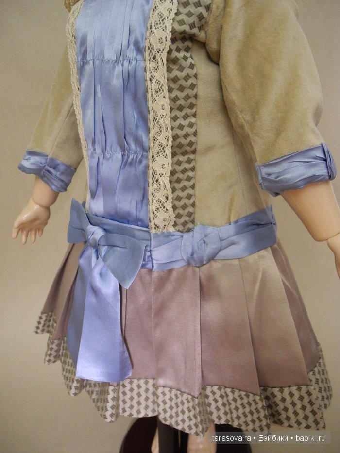 Кукольная мода.Платье с пластроном (фото 6)
