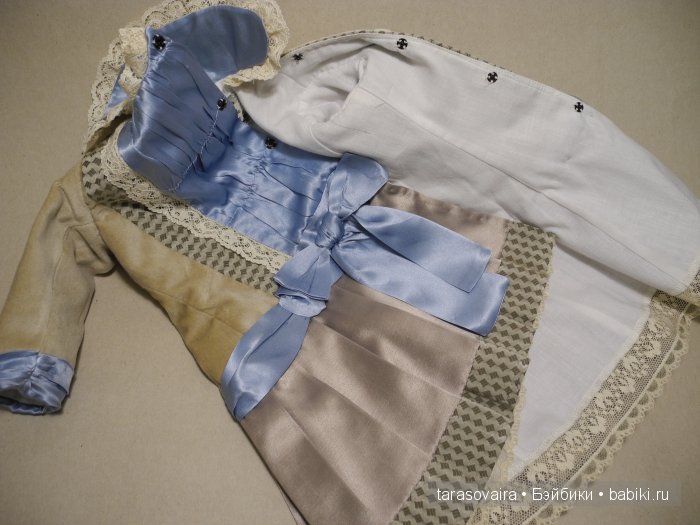 Кукольная мода.Платье с пластроном (фото 7)