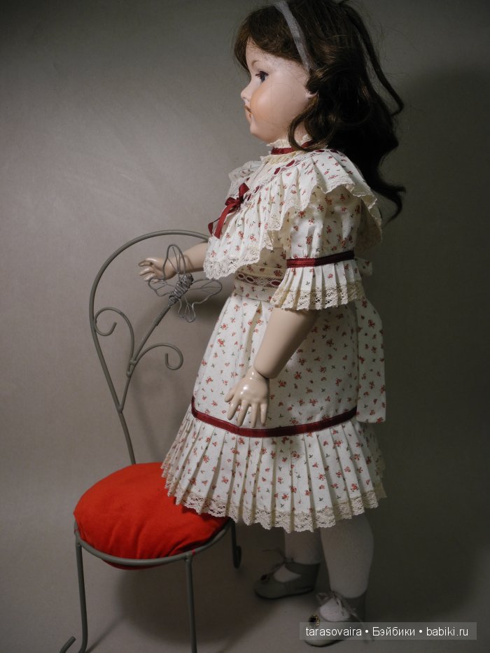 Платье в стиле Жюмо — Антикварные куклы Jumeau (Жюмо): Tete Jumeau (фото 7)