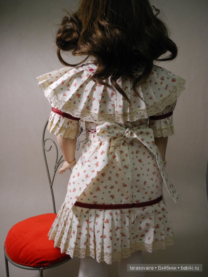 Платье в стиле Жюмо — Антикварные куклы Jumeau (Жюмо): Tete Jumeau (фото 6)