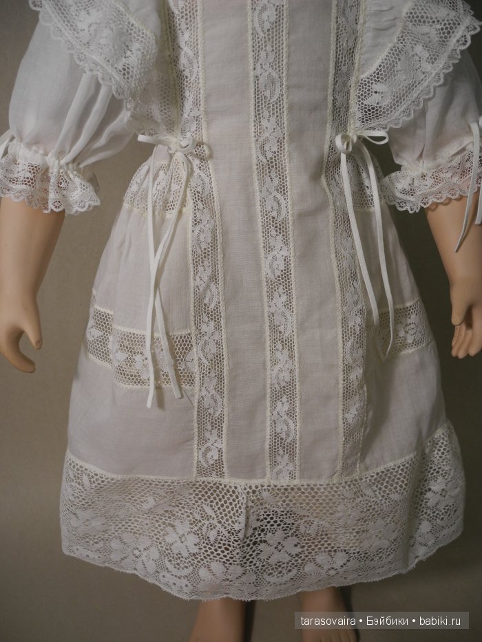 Девочка в белом | Бэйбики Девочка в белом — Одежда и обувь для кукол своими руками: фото (фото 3)