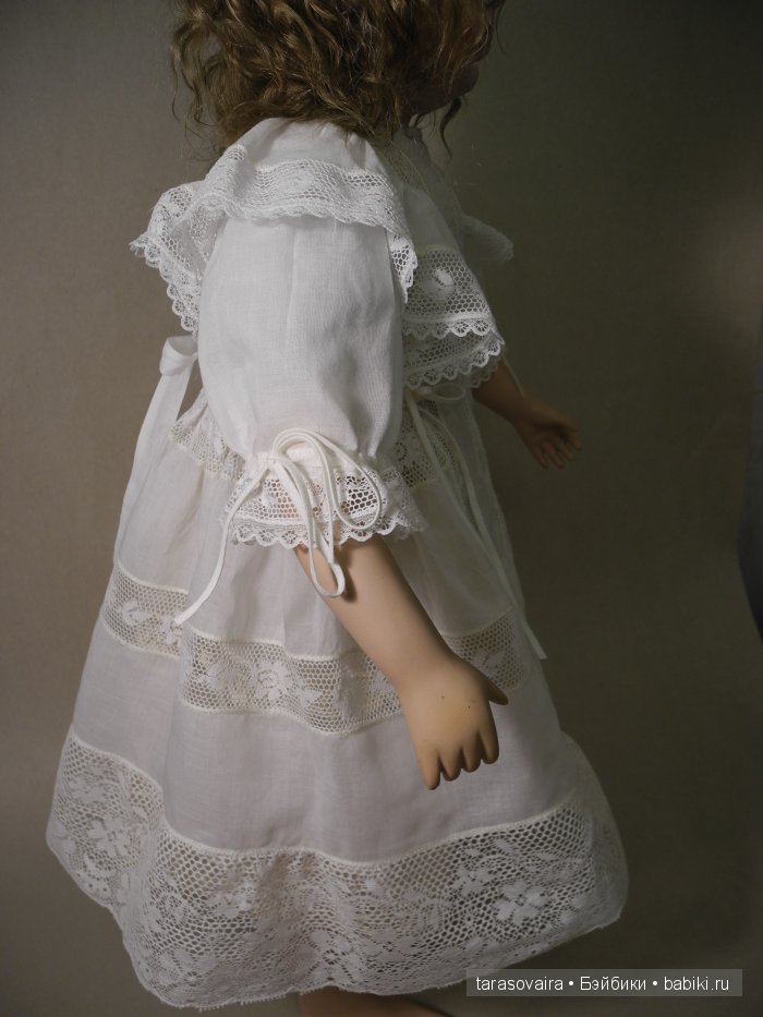 Девочка в белом | Бэйбики Девочка в белом — Одежда и обувь для кукол своими руками: фото (фото 6)