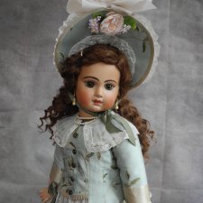 Роскошная реплика антикварной куклы Жюмо от Jamie Englert