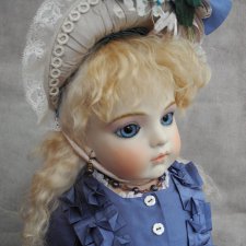 Роскошная реплика антикварной куклы Брю 11 от Jamie Englert