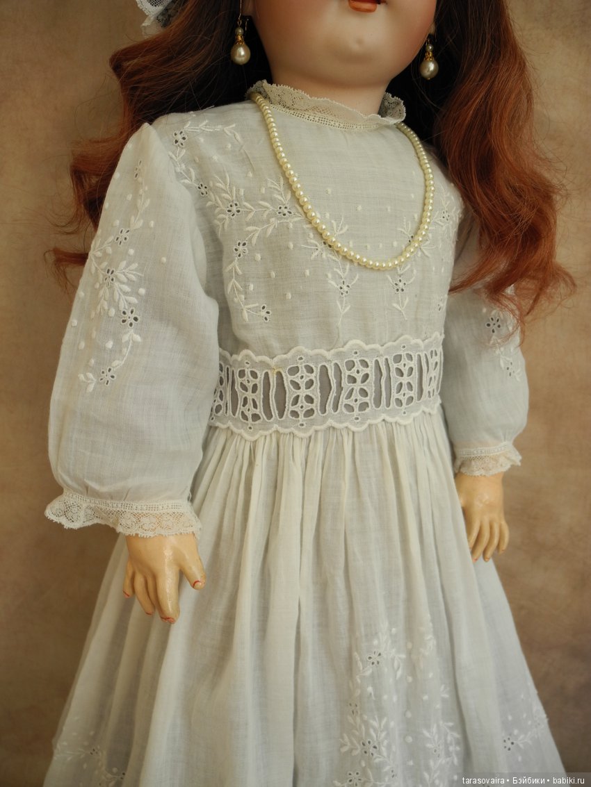 Очарованье белого платья — Редкие антикварные куклы и реплики: воск (фото 2)