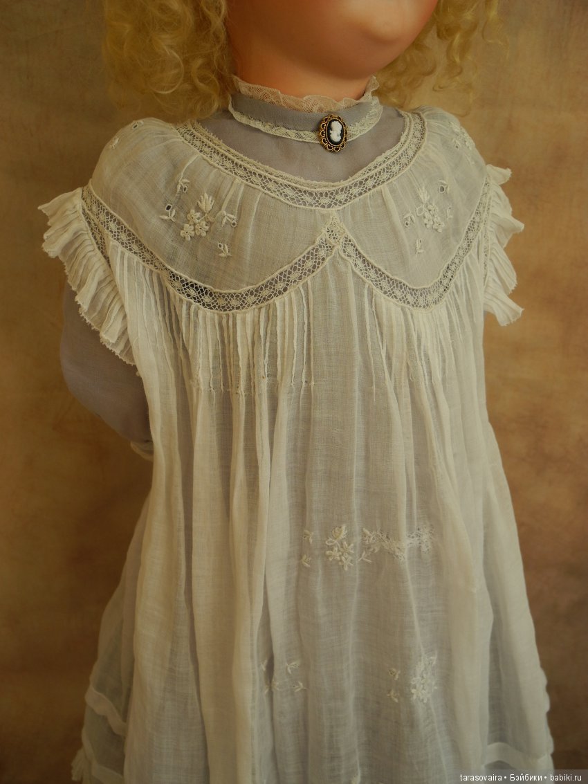 Очарованье белого платья — Редкие антикварные куклы и реплики: воск (фото 9)