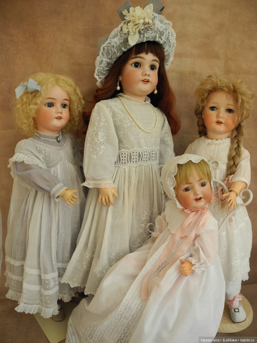 Очарованье белого платья — Редкие антикварные куклы и реплики: воск