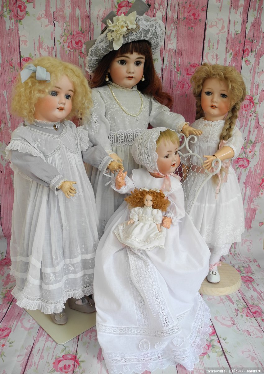Очарованье белого платья — Редкие антикварные куклы и реплики: воск