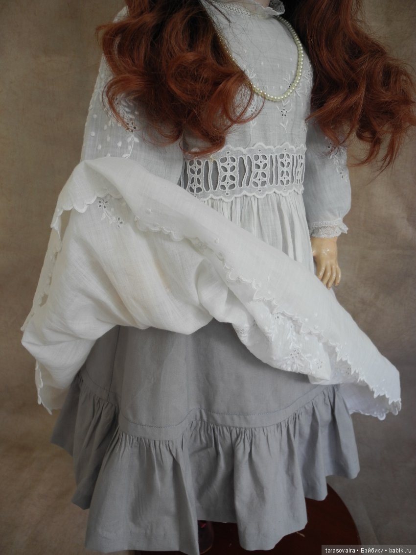 Очарованье белого платья — Редкие антикварные куклы и реплики: воск (фото 5)