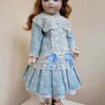 Платье для куклы 50-55 см