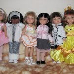 Вот моя компания куколок PaolaReina