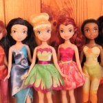 Мои куколки Феи из мультфильма Tinker Bell.