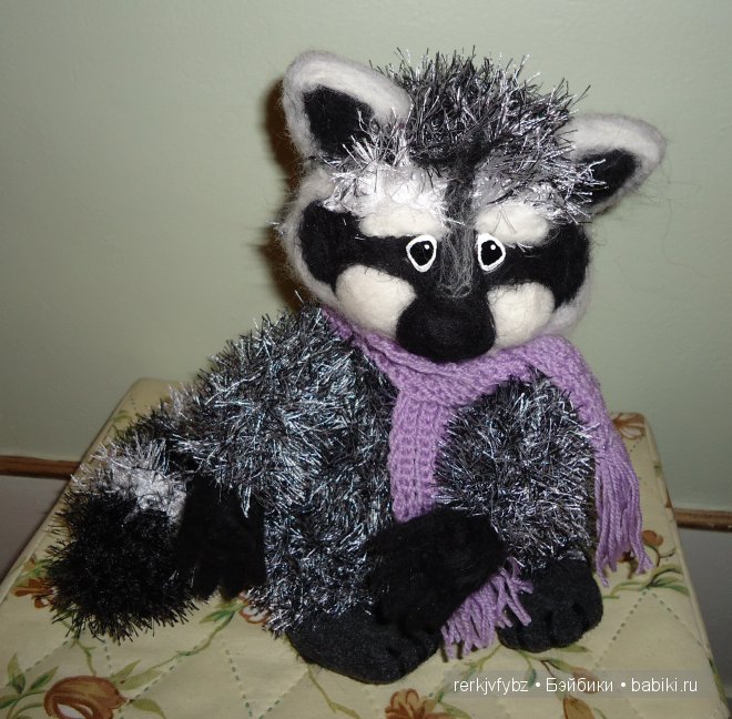 Крошка Енот, игрушка вязанная крючком (фото 3)