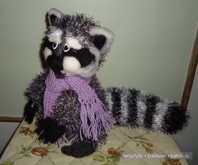 Крошка Енот, игрушка вязанная крючком (фото 4)
