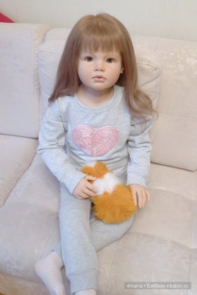 Вот так в жизни точно не бывает - у меня старшая дочка родилась! Куколка-реборн Региночка (фото 6)