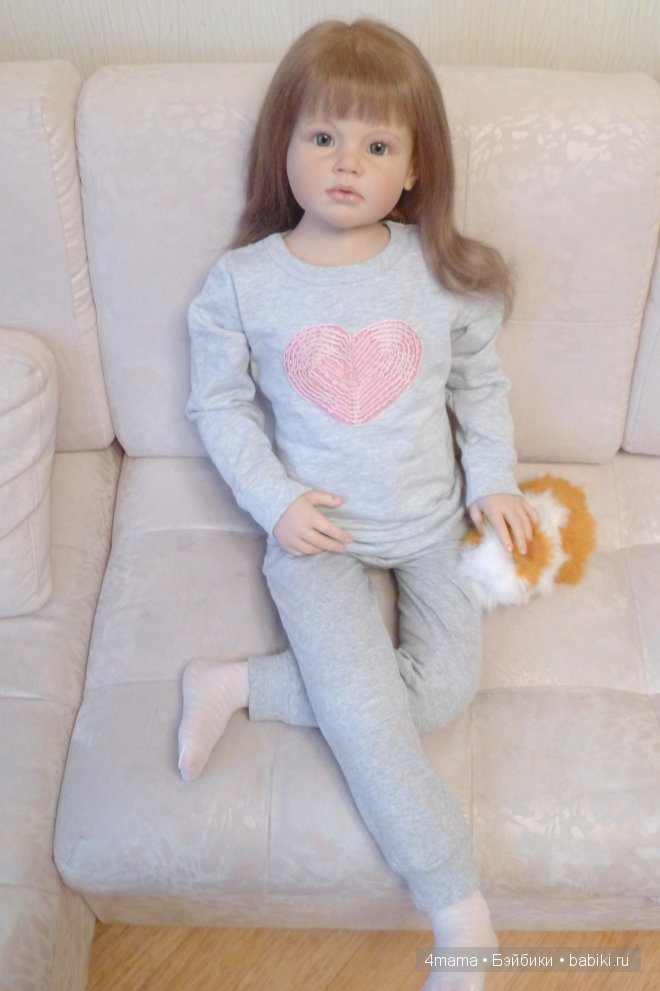 Вот так в жизни точно не бывает - у меня старшая дочка родилась! Куколка-реборн Региночка (фото 4)