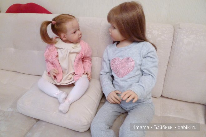 Вот так в жизни точно не бывает - у меня старшая дочка родилась! Куколка-реборн Региночка (фото 9)