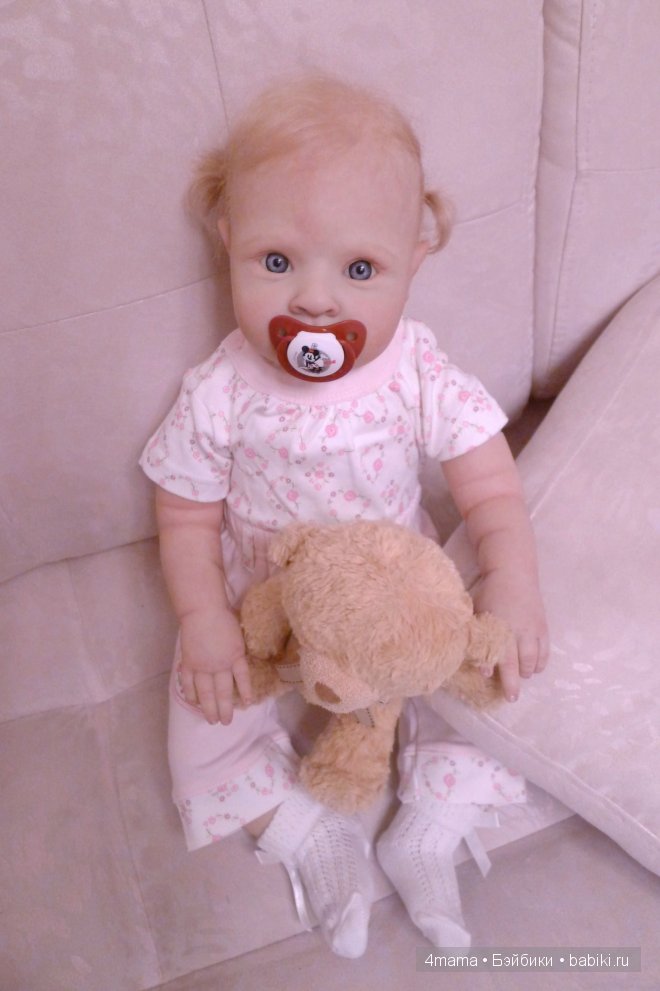 Моя обожулька малышка реборн Анютка