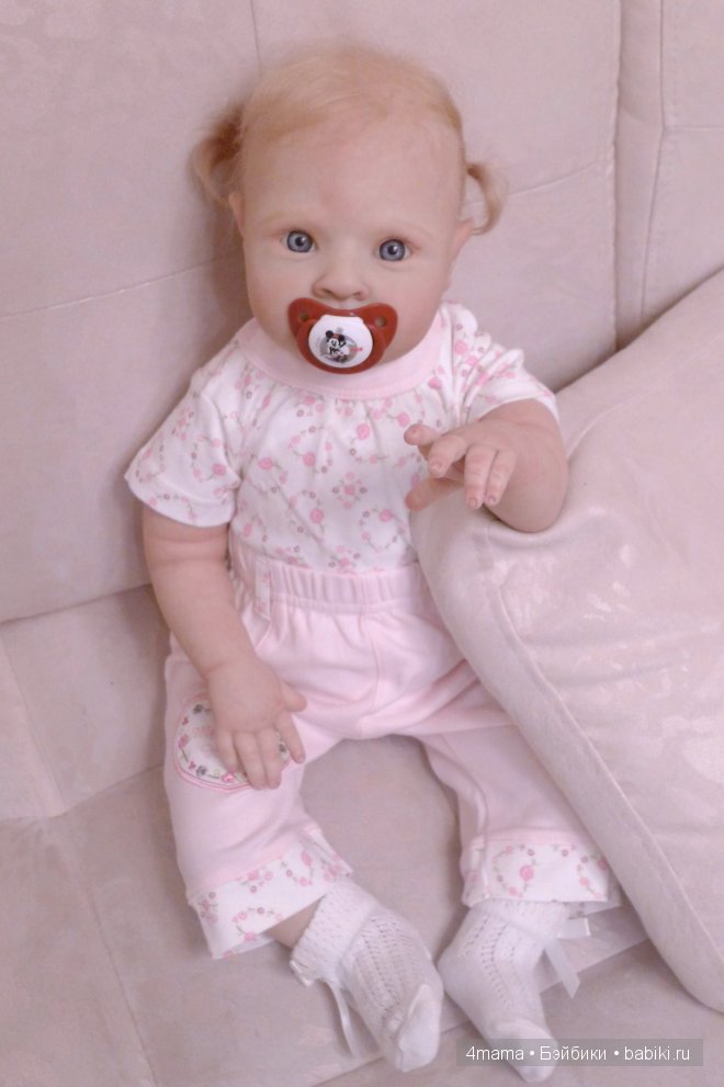 Моя обожулька малышка реборн Анютка