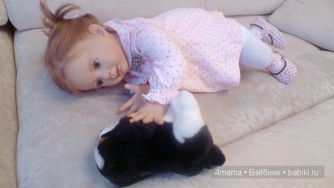 Мои новогодние подарочки... куколка-реборн Линочка