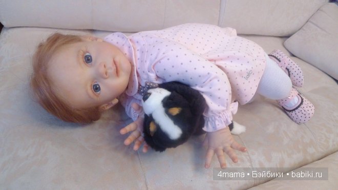 Мои новогодние подарочки... куколка-реборн Линочка
