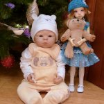 Моя новенькая девочка Веснушка от Кайе Виггс и реборненок Нюша