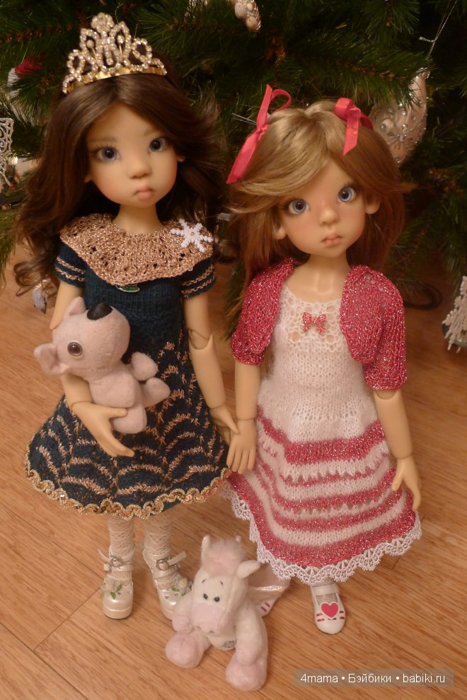 Новый год моих Кайешенок... Кайлочка, Микаела и Веснушенка, куколки от Кайе Виггс