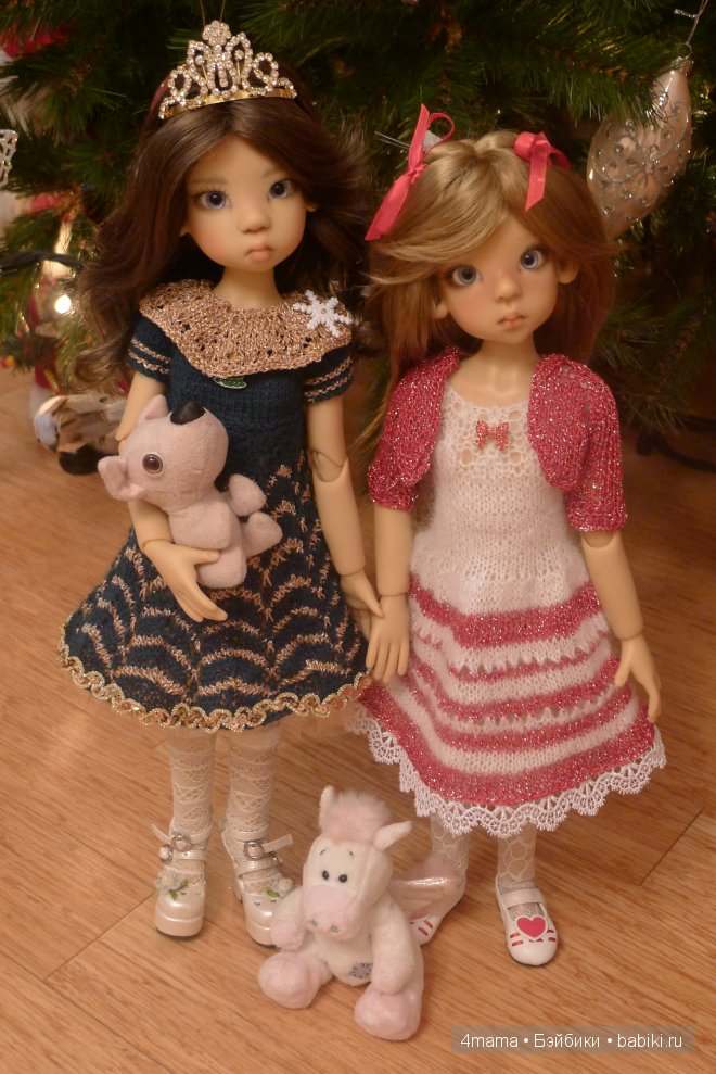 Новый год моих Кайешенок... Кайлочка, Микаела и Веснушенка, куколки от Кайе Виггс