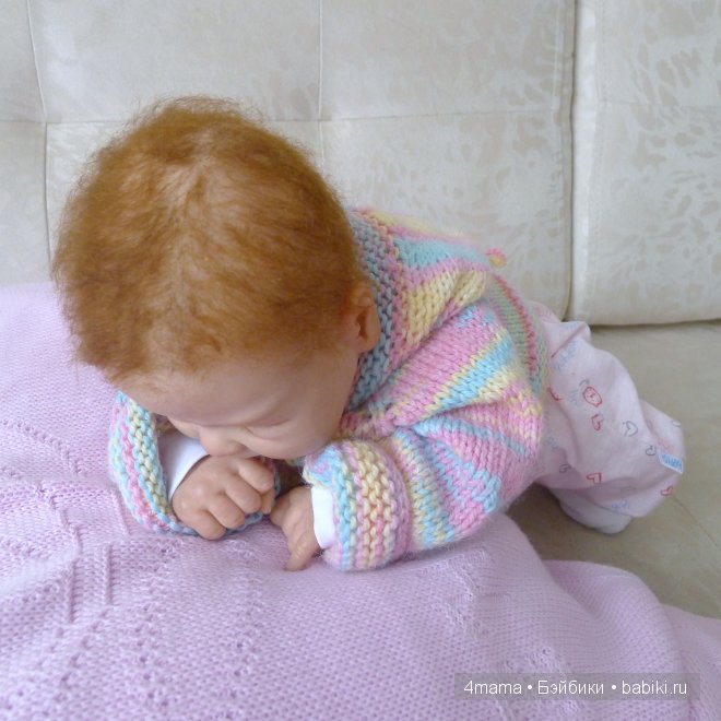 "Детишки" моих деток. Куколка-реборн Женечка (фото 5)