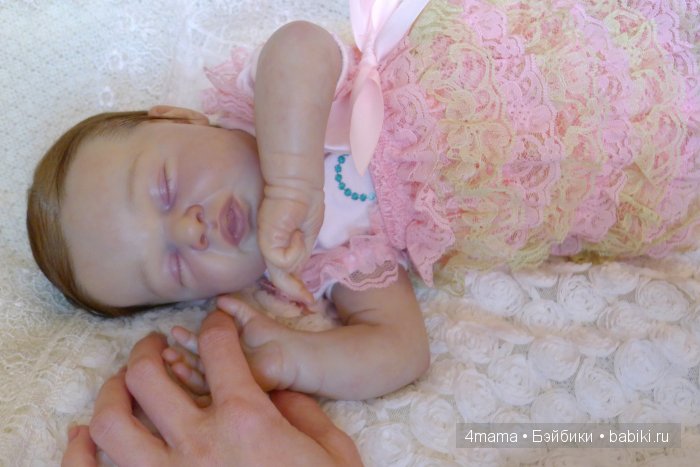 Крошка реборн Марьяша из мастерской "Любимые детки" и мой первый рутинг