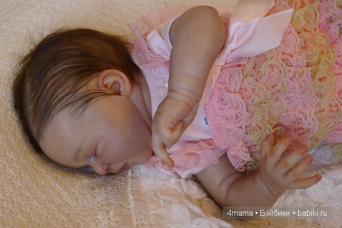Крошка реборн Марьяша из мастерской "Любимые детки" и мой первый рутинг (фото 4)