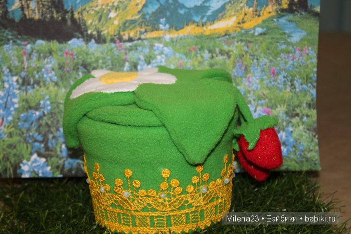 Авторская кукла тедди долл Клубничка (фото 8)